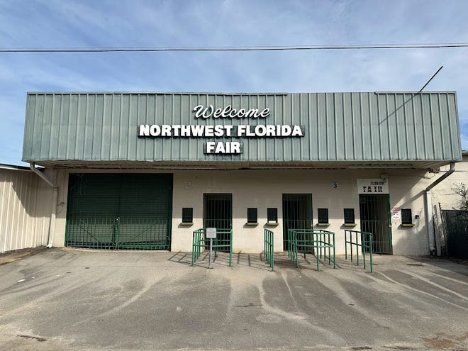 In the past, if you wanted to enter the Fairgrounds property, you would have to buy a ticket here. Commissioner Goodwin noted that after a solid coat of paint, it could breathe new life for the future of Fort Walton Beach