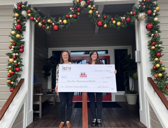 Cafe Thirty-A Christmas Charity Ball raised $64,000 for Caring and Sharing of South Walton.