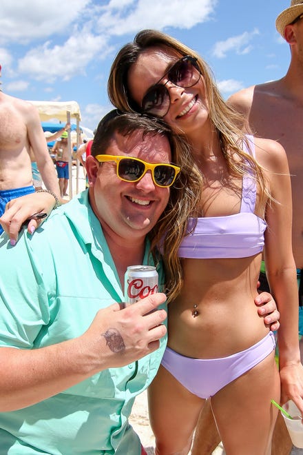 The annual Interstate Mullet Toss and Gulf Coast's Greatest Beach Party weekend at the Flora-Bama Lounge, Package and Oyster Bar in Perdido Key gets off to a good start on Friday, April 26, 2019.